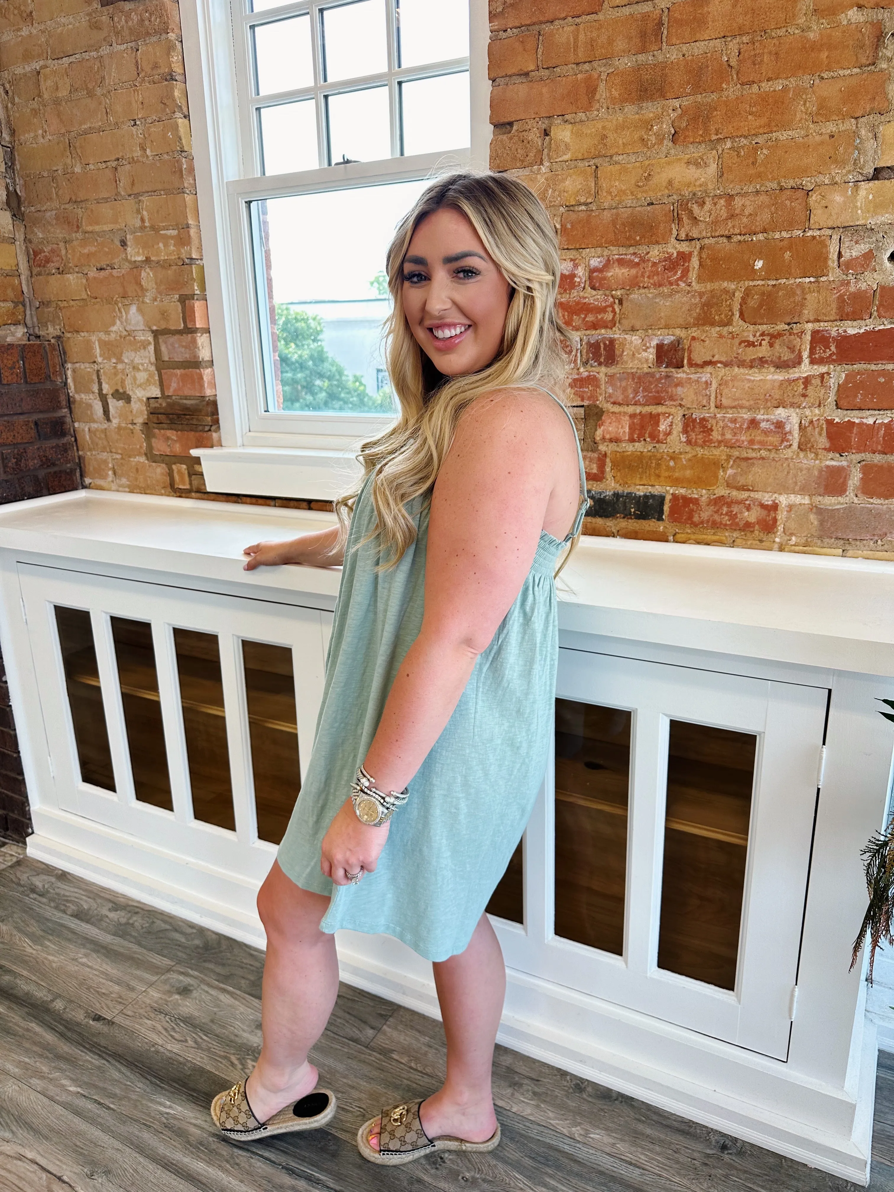Baines Romper Harbor Gray