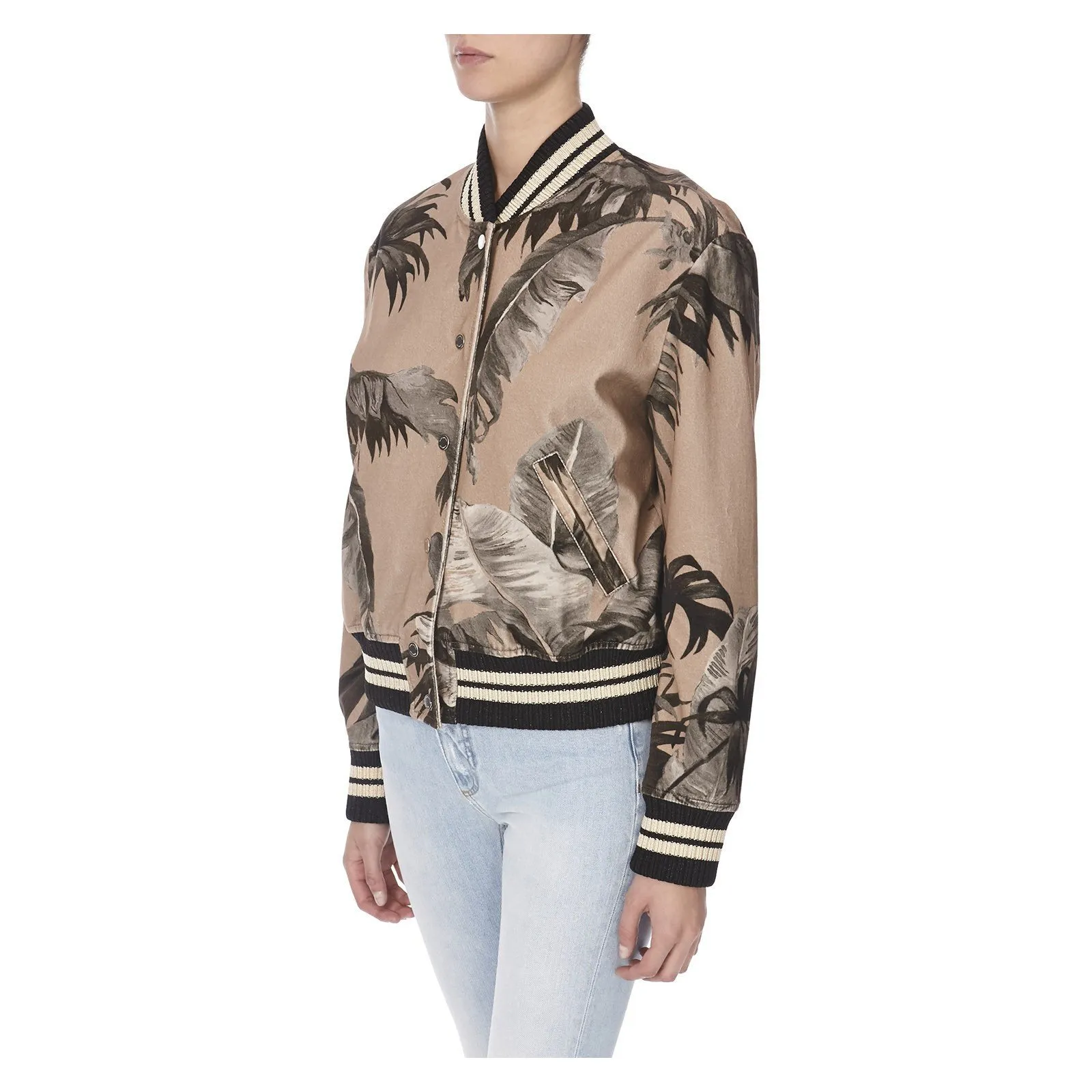 BANANA LEAF BOMBER JACKET