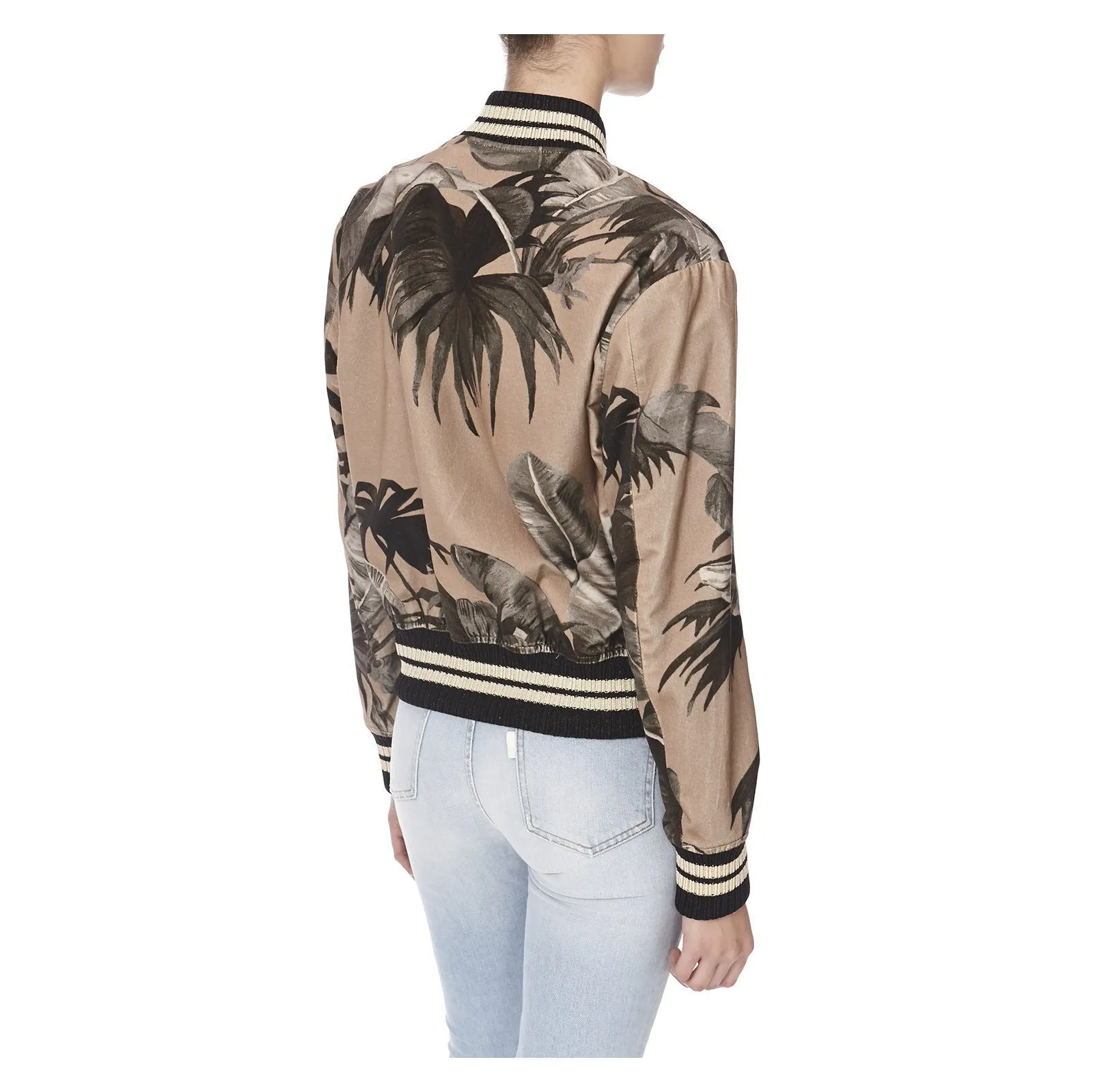 BANANA LEAF BOMBER JACKET