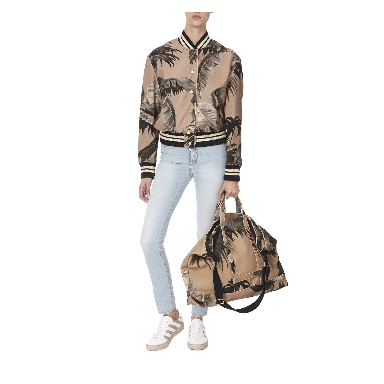 BANANA LEAF BOMBER JACKET