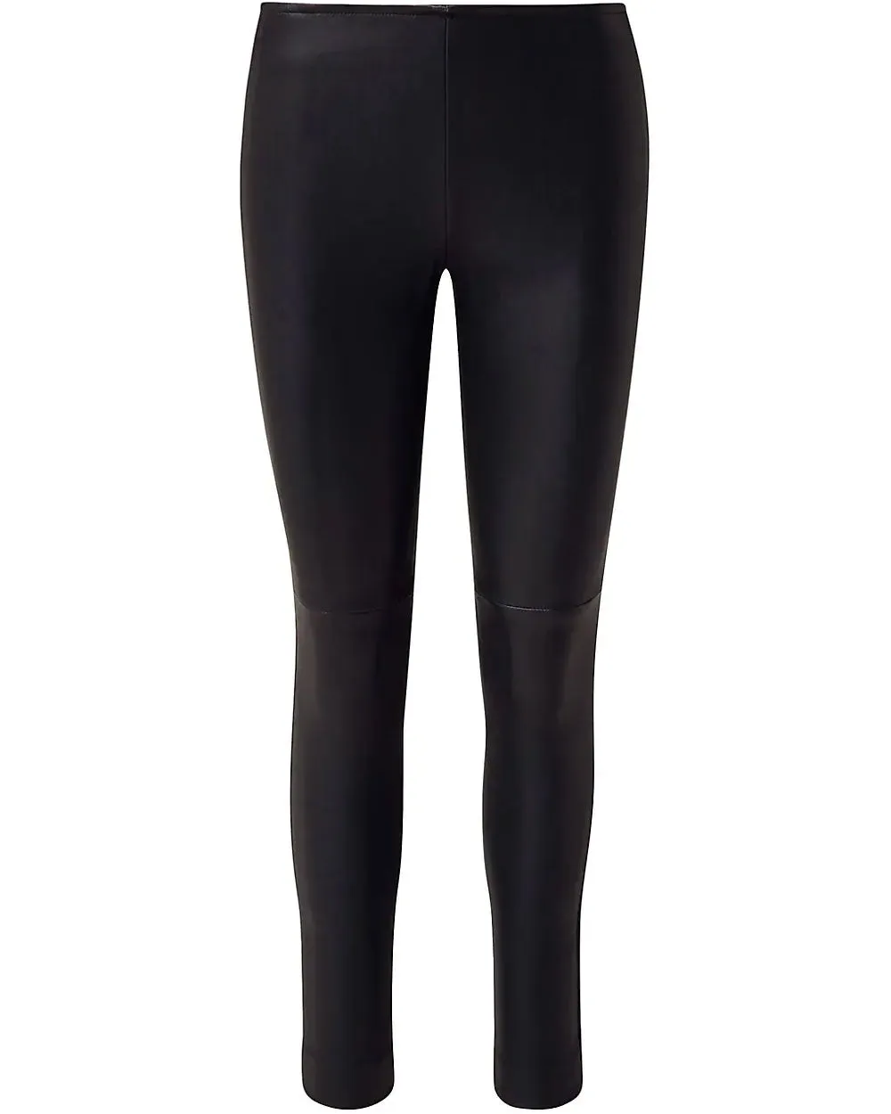 Black Nappa and Jersey Skinny Pant