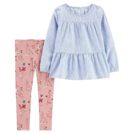 CARTER'S - Baby - Long Sleeve Top and Leggings 2-Piece Set