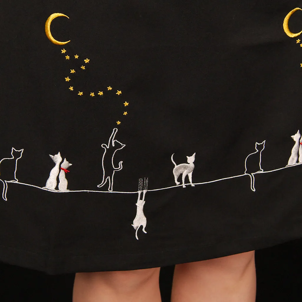 Cats on a Hot Tin Roof Skirt