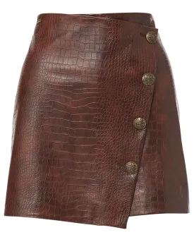 Chicory Dinard Vegan Leather Skirt