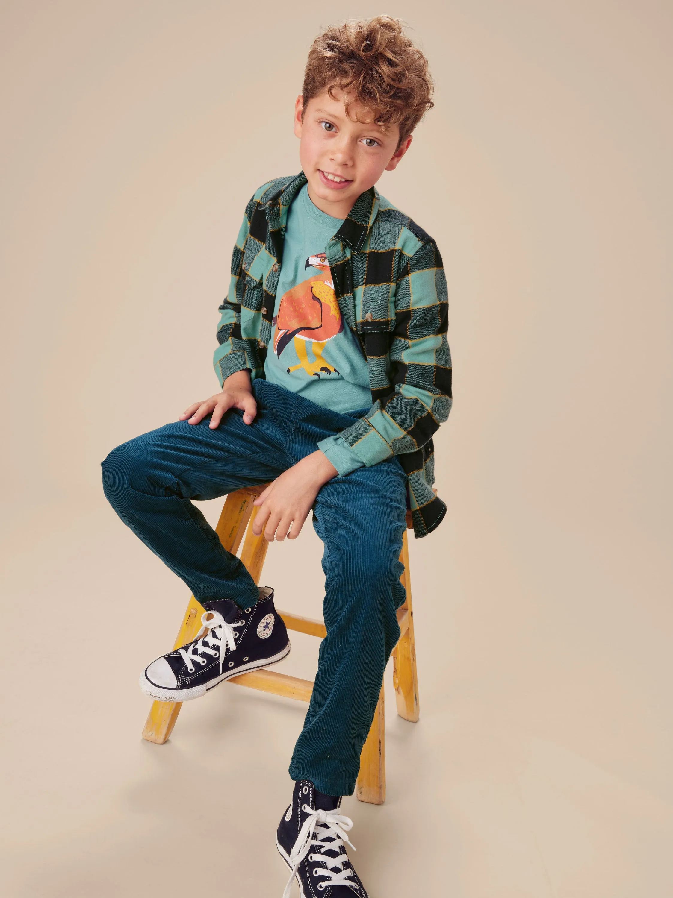 Corduroy Pants-Bedford Blue
