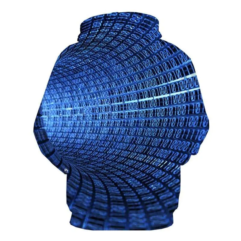 Dizziness Sweatshirts men Digital Hoodie Print Psychedelic Hoody Anime Abstract Hooded Casual
