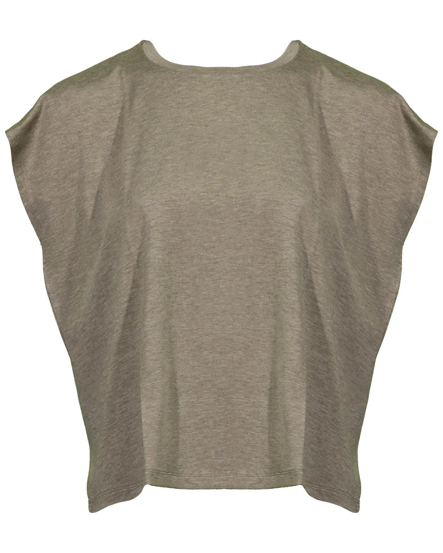 Eileen Fisher Jersey Crew Neck Box Top