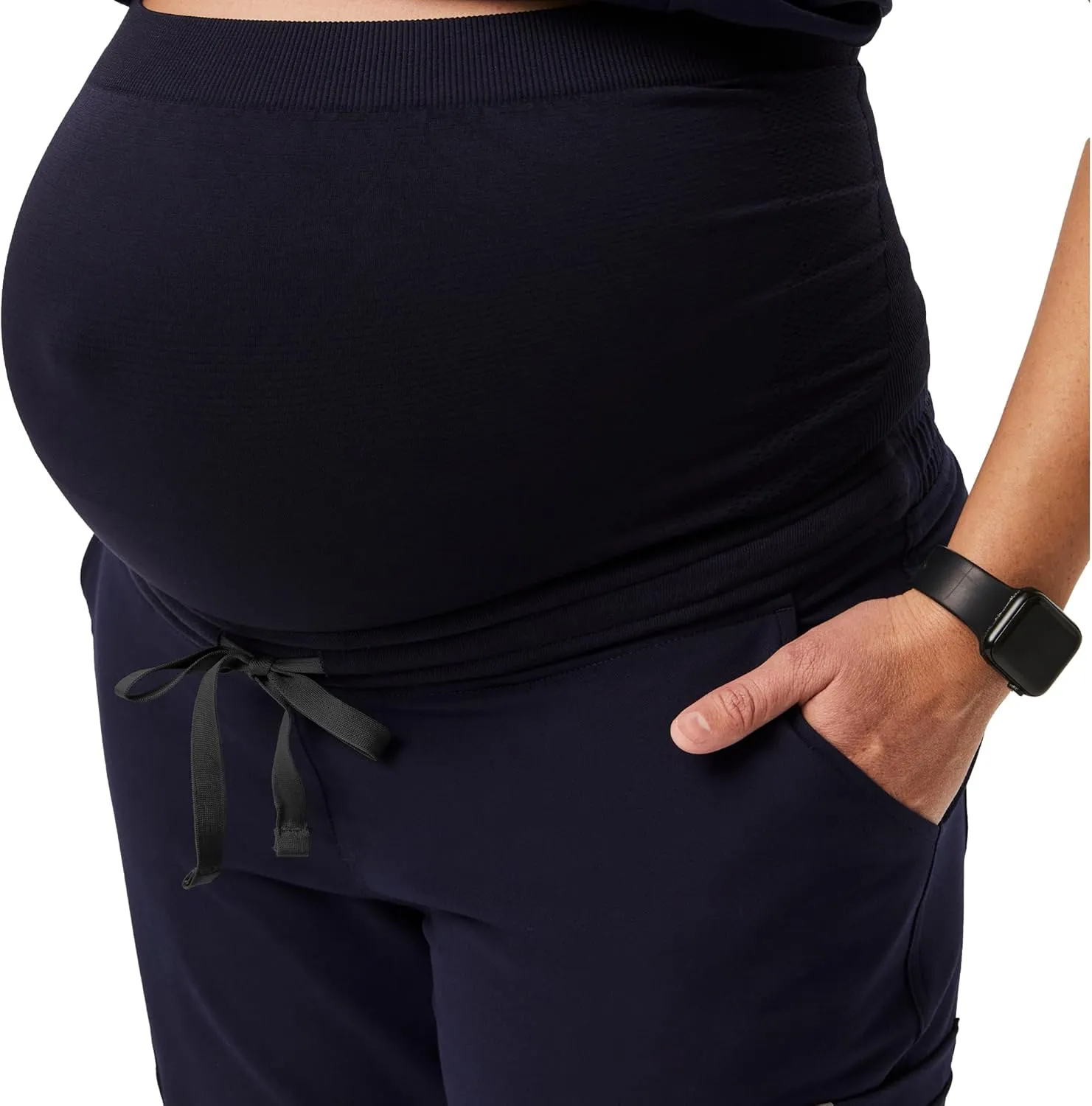 FIGS YOLA Skinny Maternity Scrub Pants for Women  11 Pockets, 4-Way Stretch, Anti-Wrinkle Women Scrub Bottoms