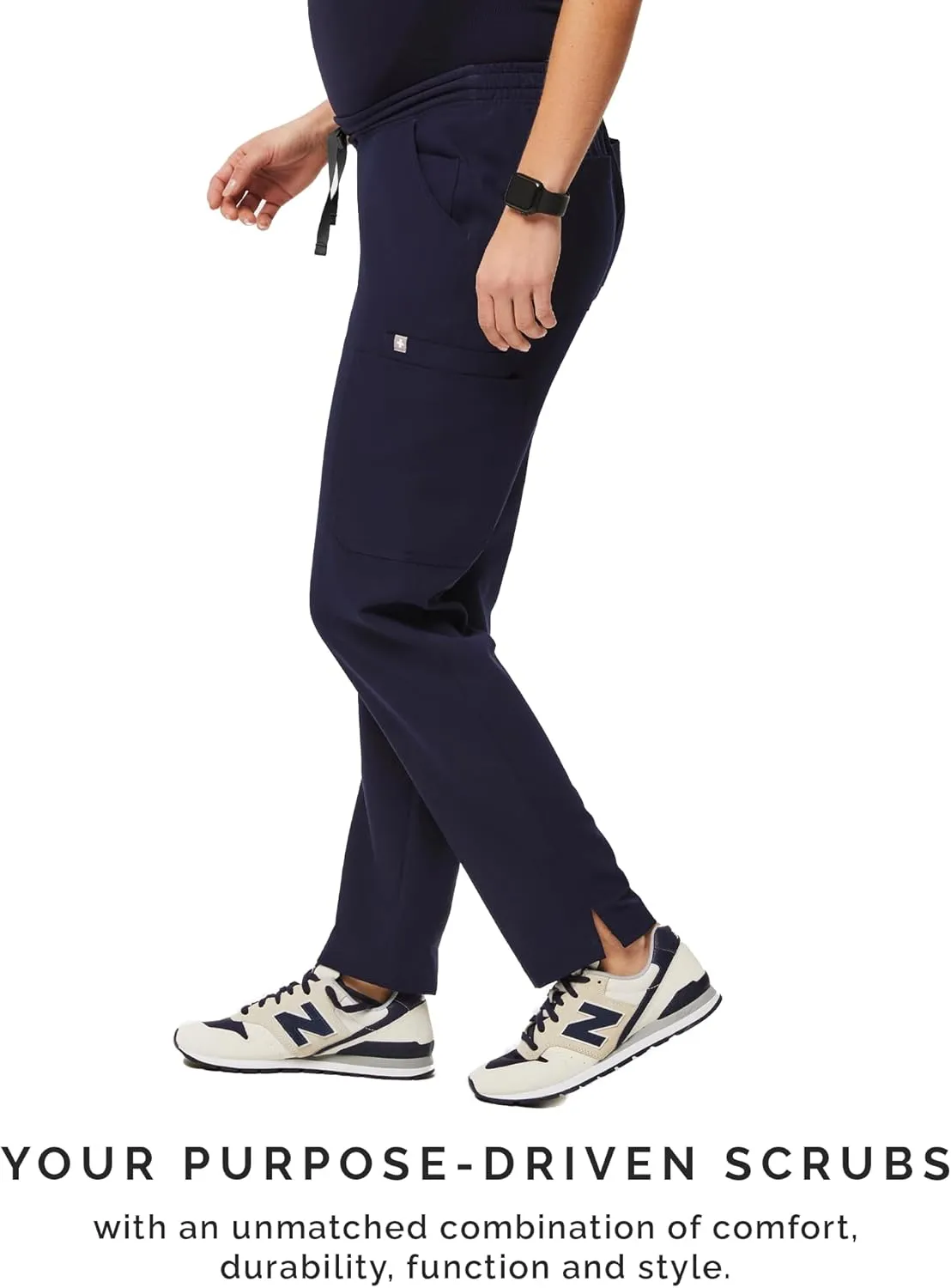 FIGS YOLA Skinny Maternity Scrub Pants for Women  11 Pockets, 4-Way Stretch, Anti-Wrinkle Women Scrub Bottoms