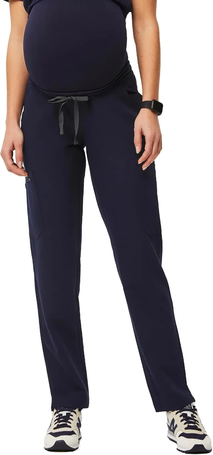 FIGS YOLA Skinny Maternity Scrub Pants for Women  11 Pockets, 4-Way Stretch, Anti-Wrinkle Women Scrub Bottoms