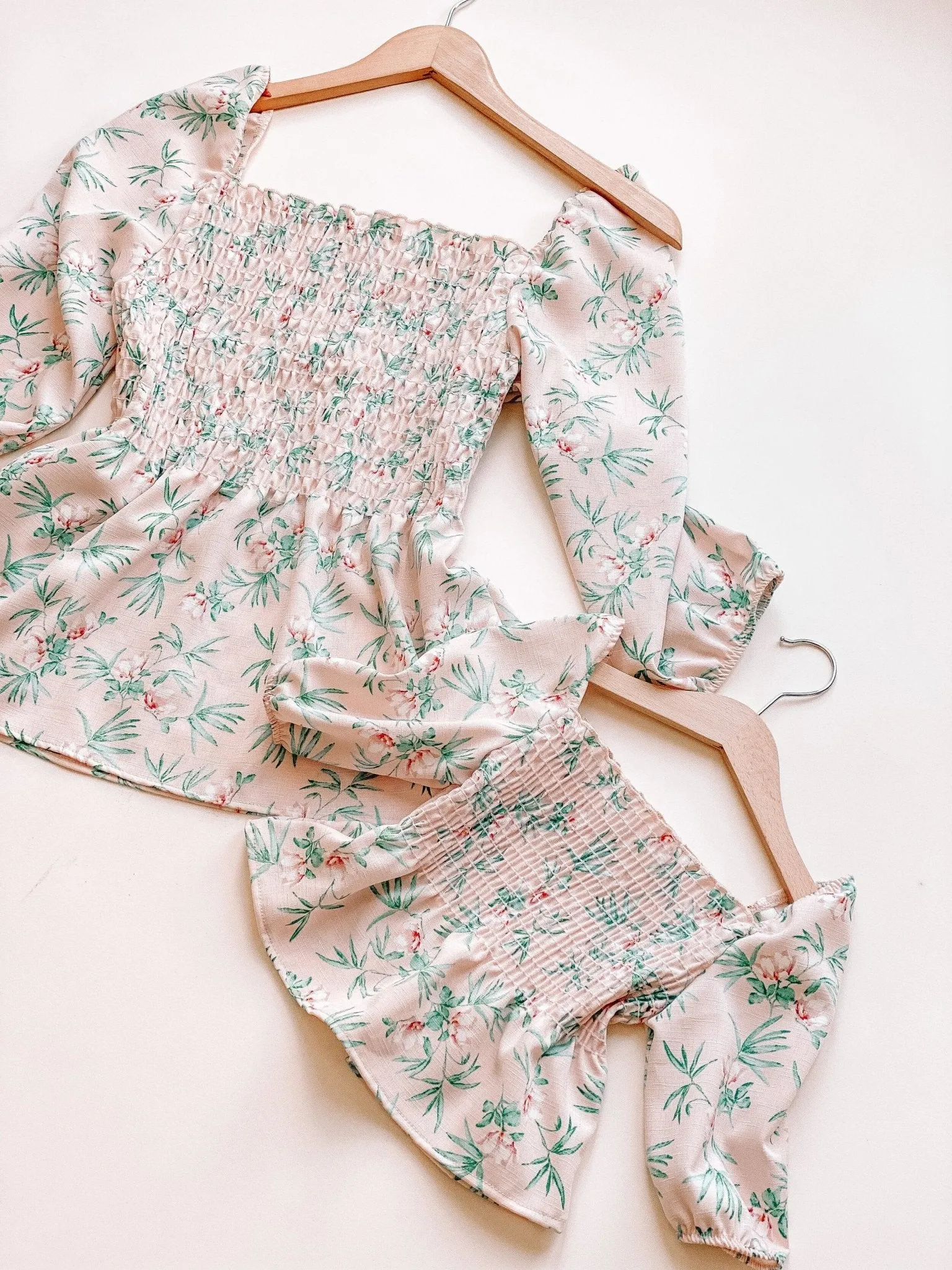 Flora Smocked Mommy and Me Matching Tops