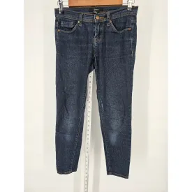 Forever 21 Womens Sz 24 Skinny Leg Dark Wash Blue Jean Pants