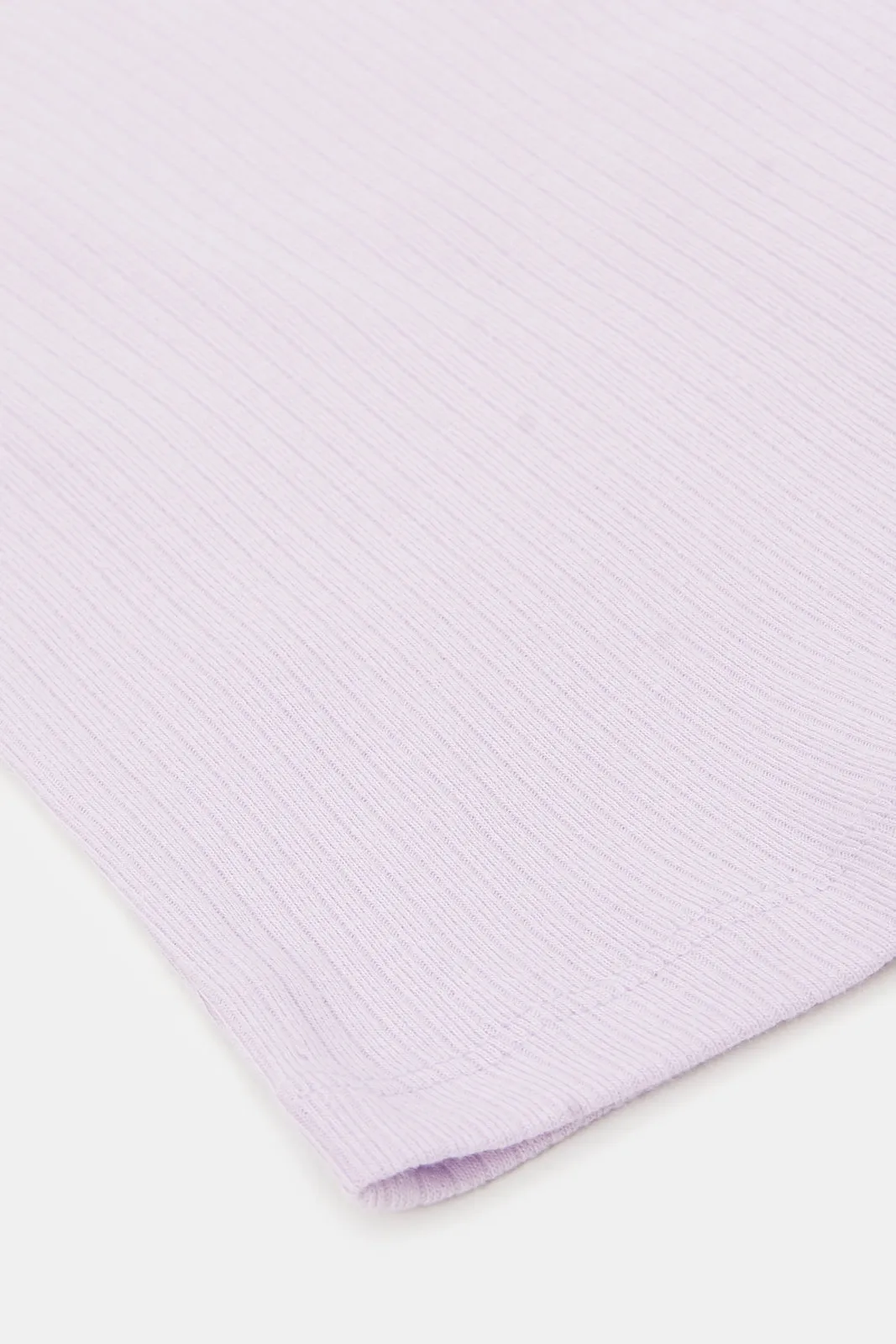 Infant Girls Lilac Embroidered T-Shirt