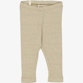 Jersey Leggings | Baby - warm stone stripe