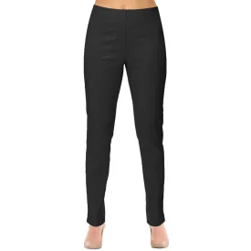 Lior "Lize" Straight Leg Pull-On Pant in Black - LIZE-BLK
