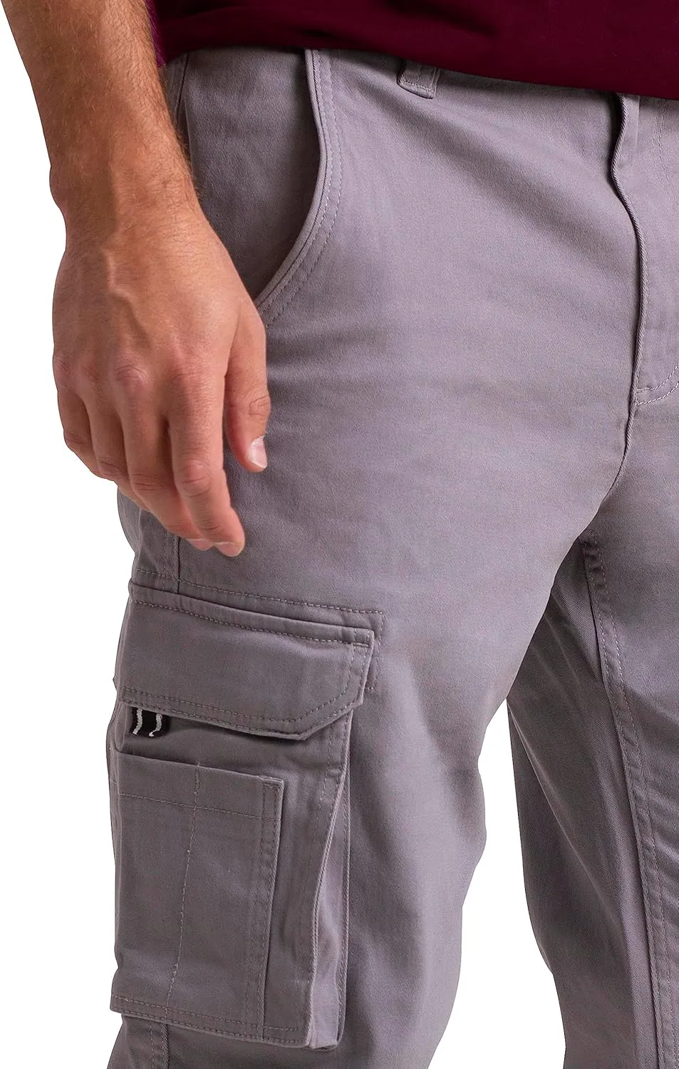 Mens Cargo Pants Stretch Flex Heavy Duty 12 Pockets Outdoor Hiking Security Relaxed Fit Wild Work Utility Pants