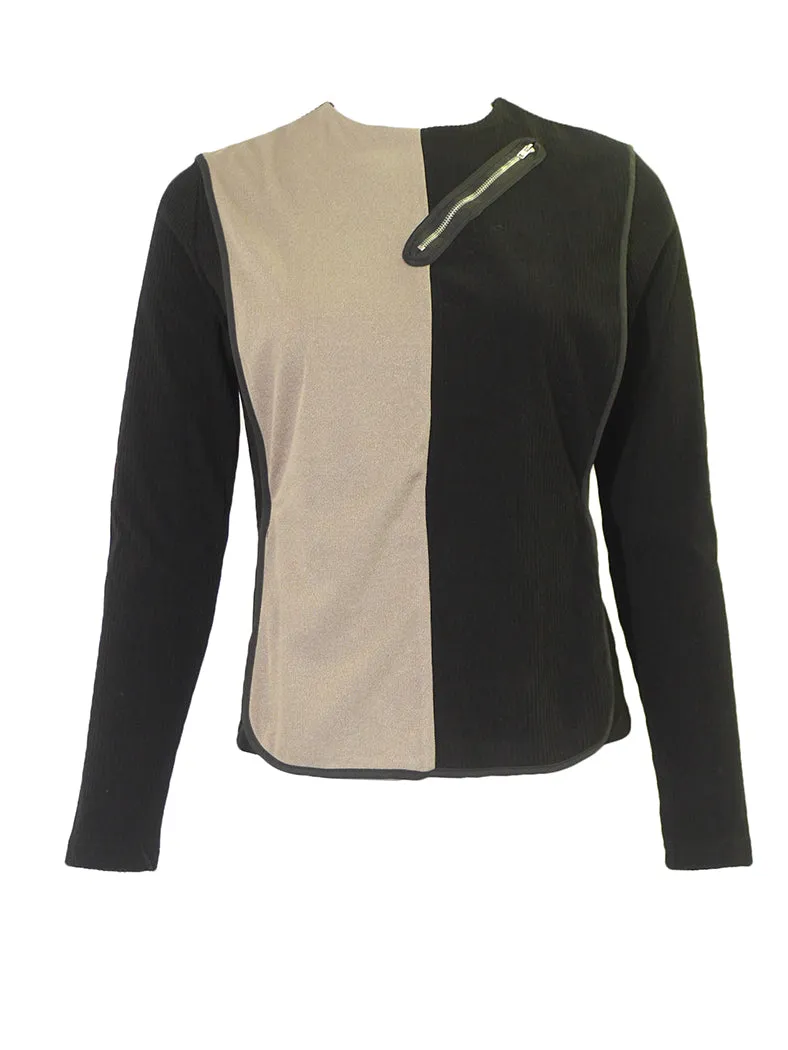Modaliani Ribbed Wrap Top