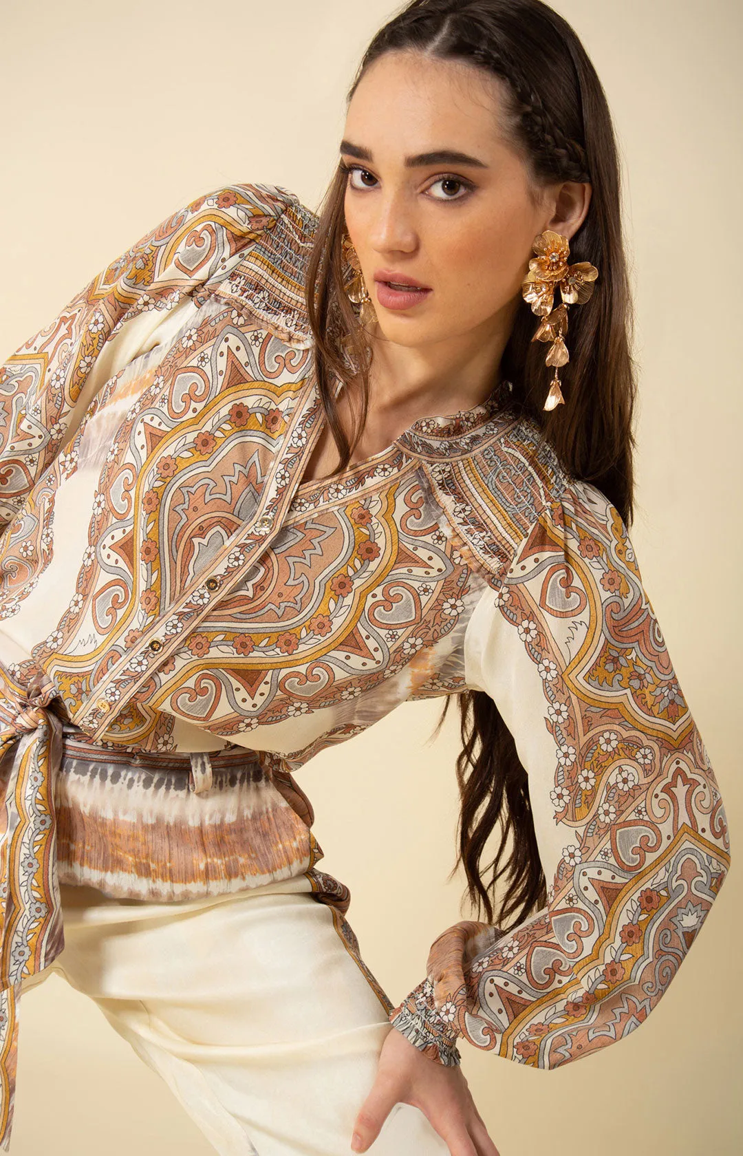 Natalia Silk Top
