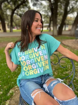 OLIVER & OTIS SEAFOAM CAP SLEEVE TEE