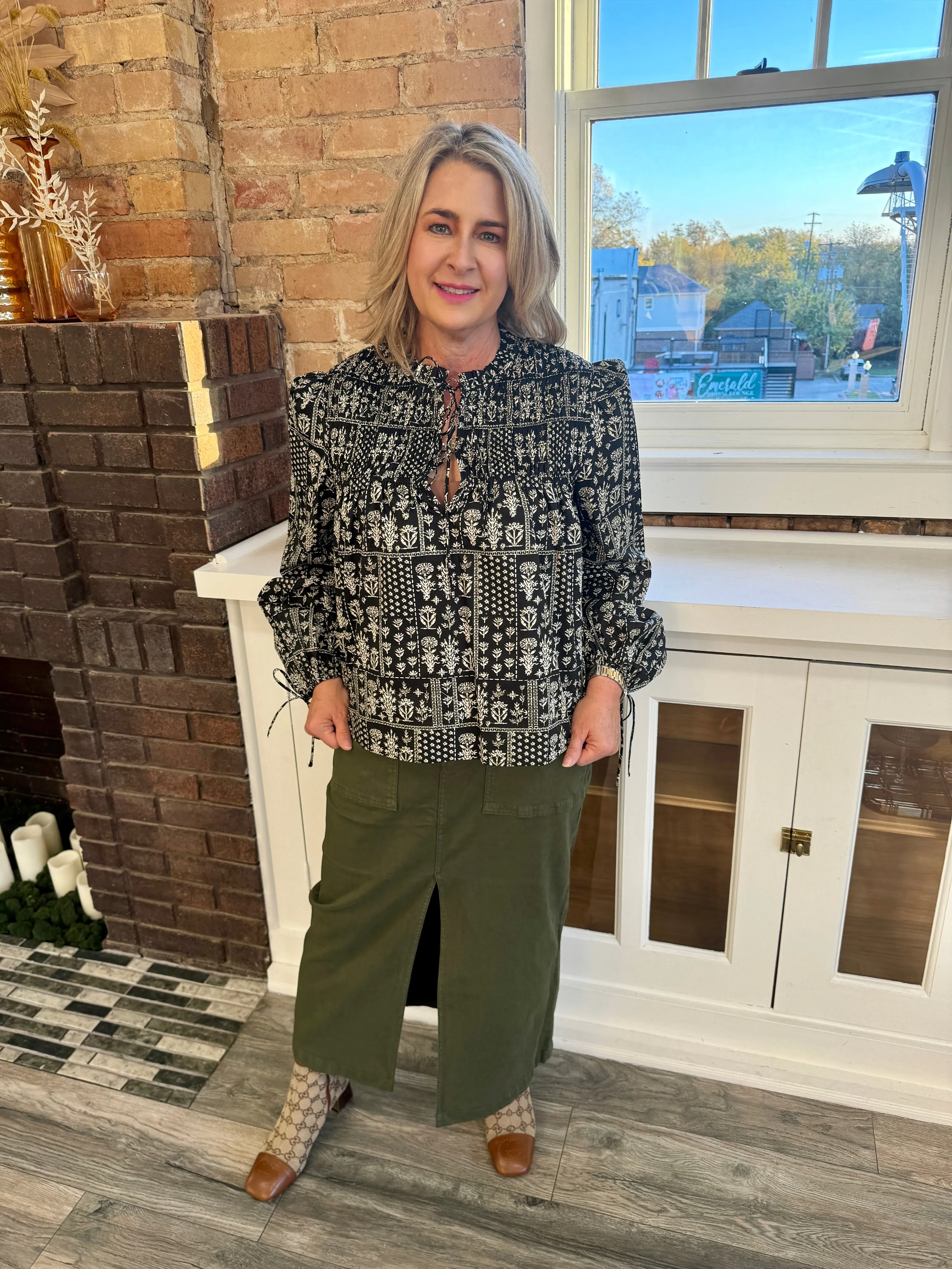 Popy Smocked Top