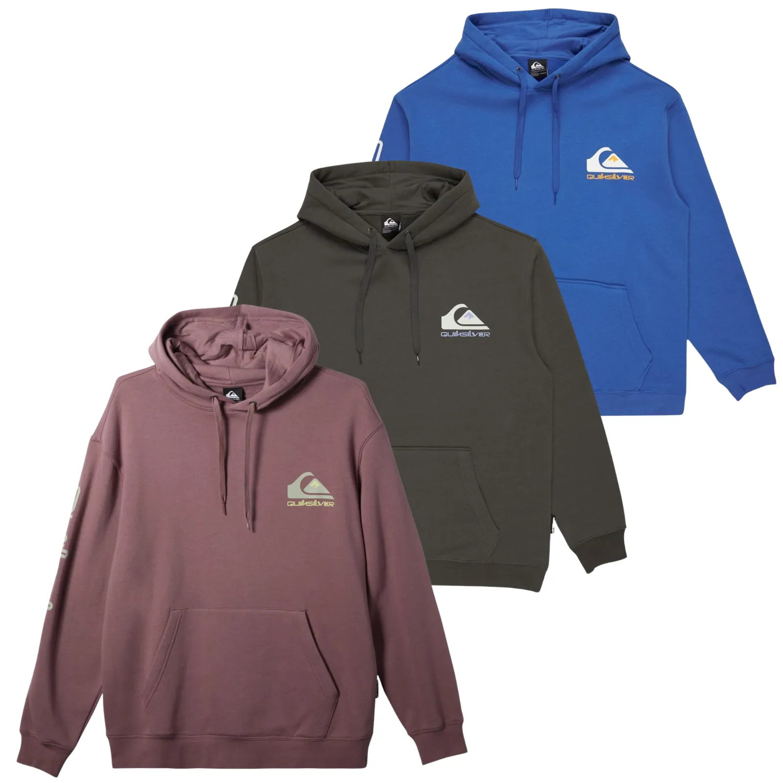 Quiksilver Mens Omni Logo Pullover Hoodie