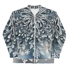 "Frosted Elegance" Collection - Unisex Bomber Jacket
