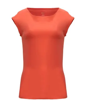 Red Cap Sleeve Tee