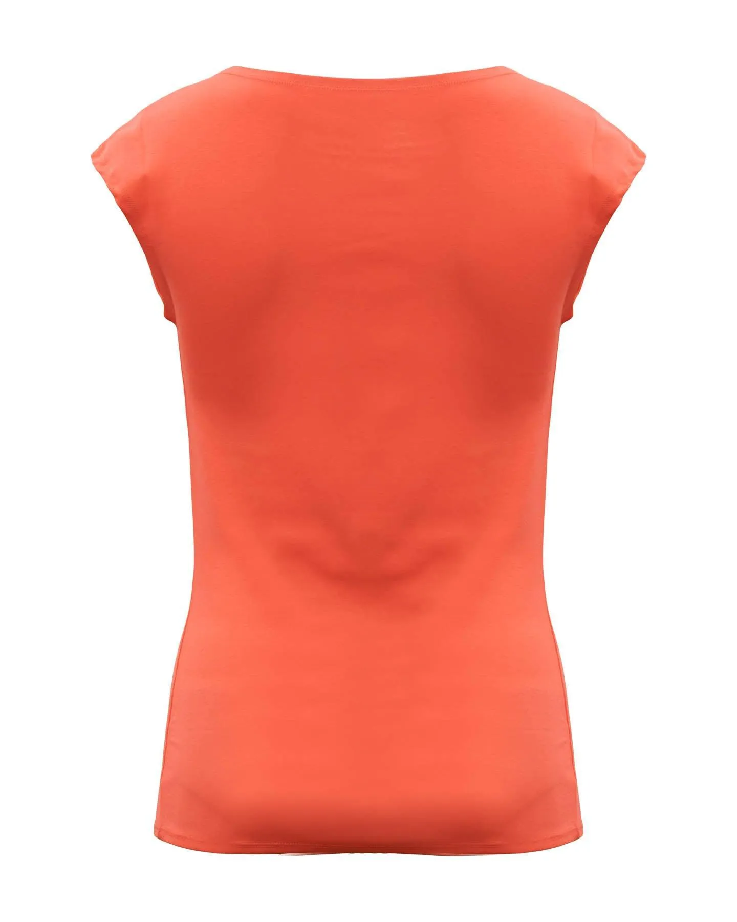 Red Cap Sleeve Tee