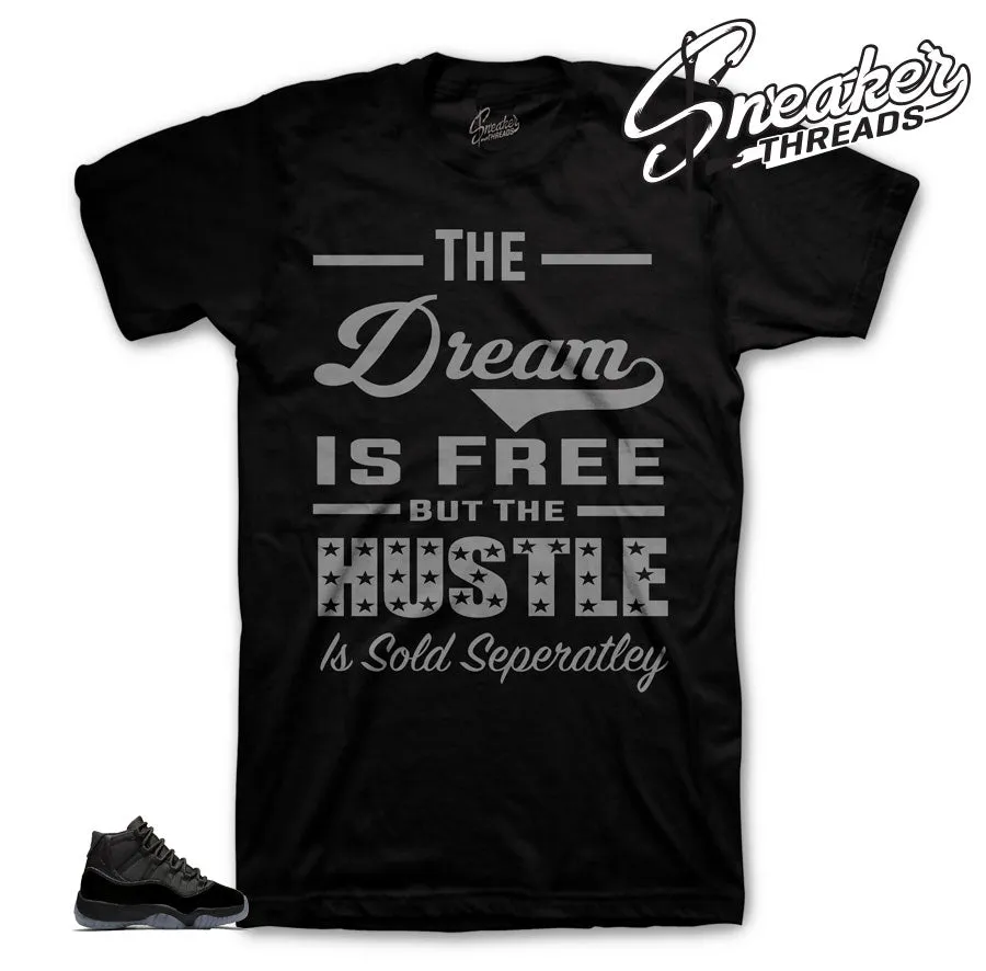 Retro 11 Cap & Gown Sold Seperatley Shirt