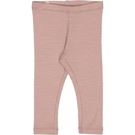 Rib Leggings - lilac stripe