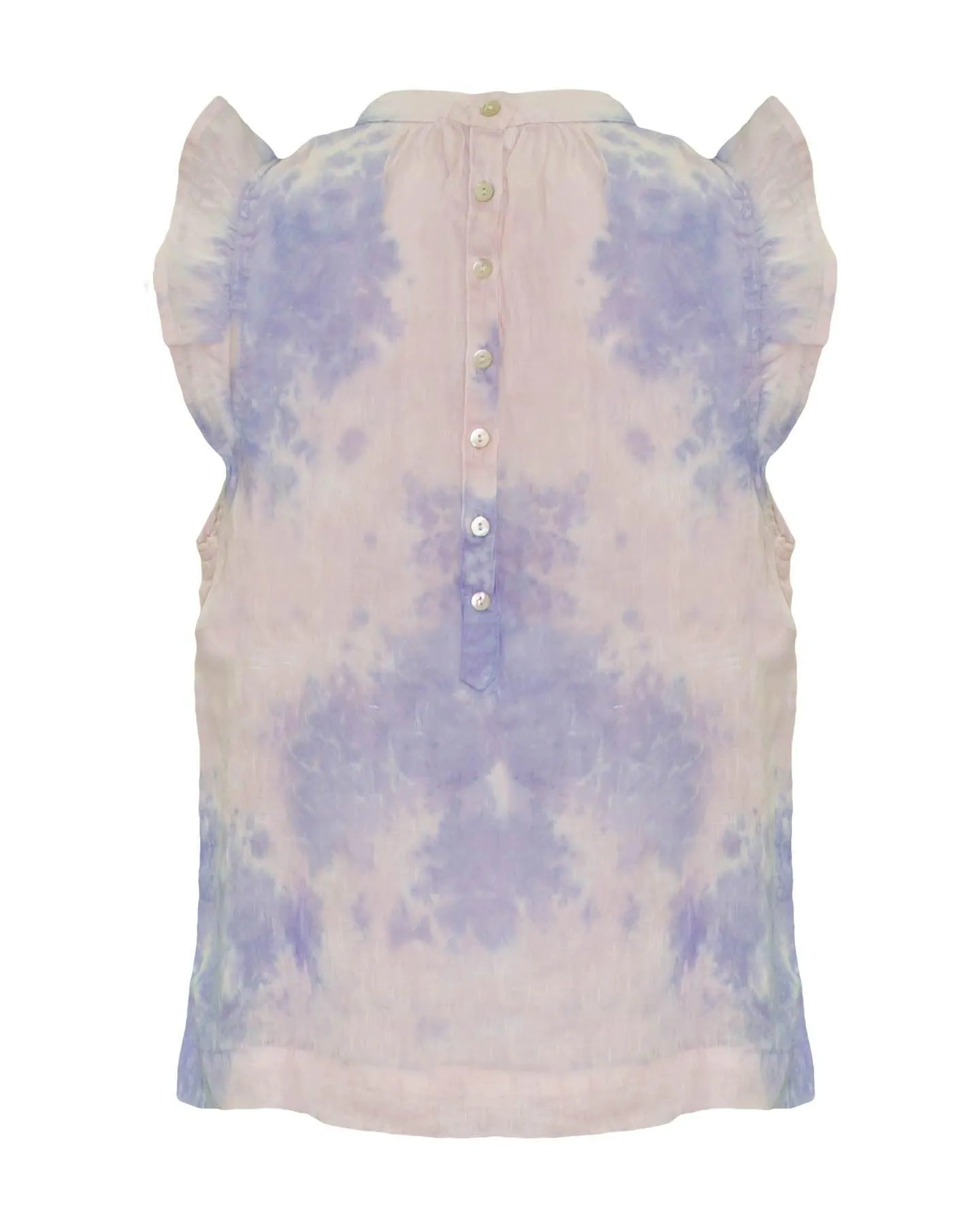 Ruffle Cap Sleeve Blouse