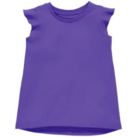 Ruffle Shirt in Purple