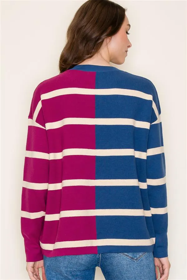 Shades of Fall Contrast Pullovers - 2 Colors! - FINAL SALE