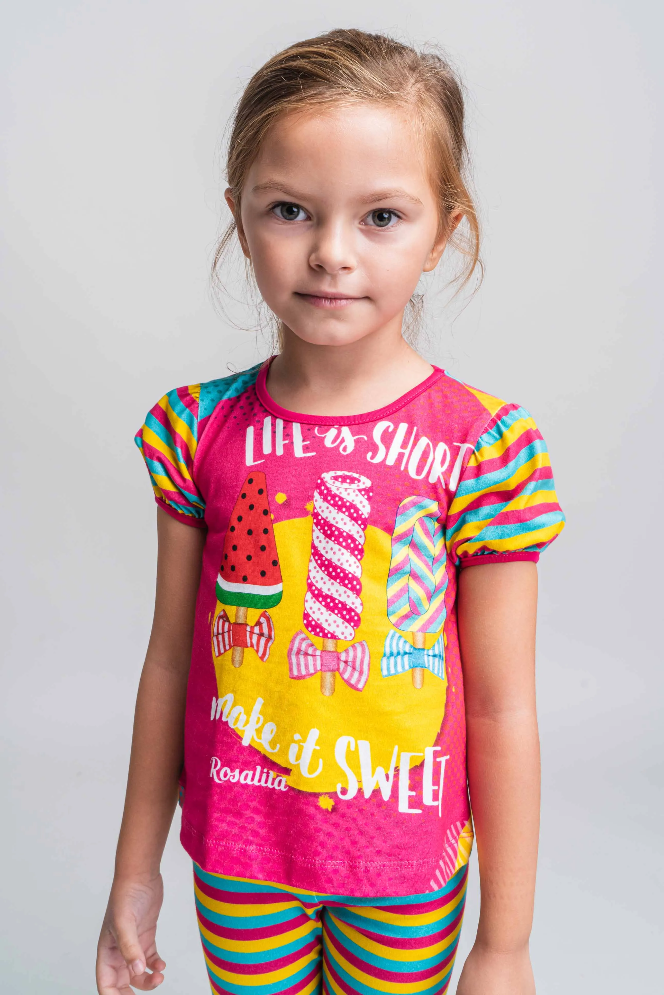SS21 Rosalita Girls Patten Sweetie Leggings Set