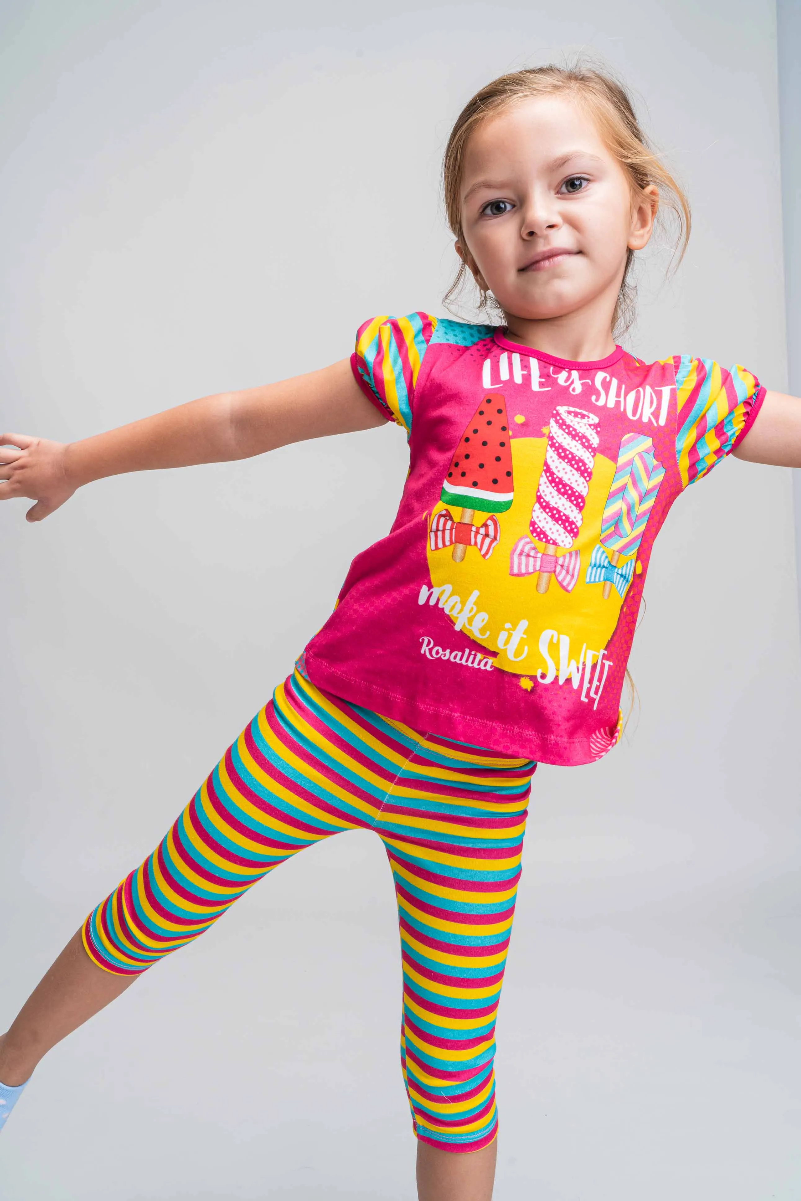 SS21 Rosalita Girls Patten Sweetie Leggings Set