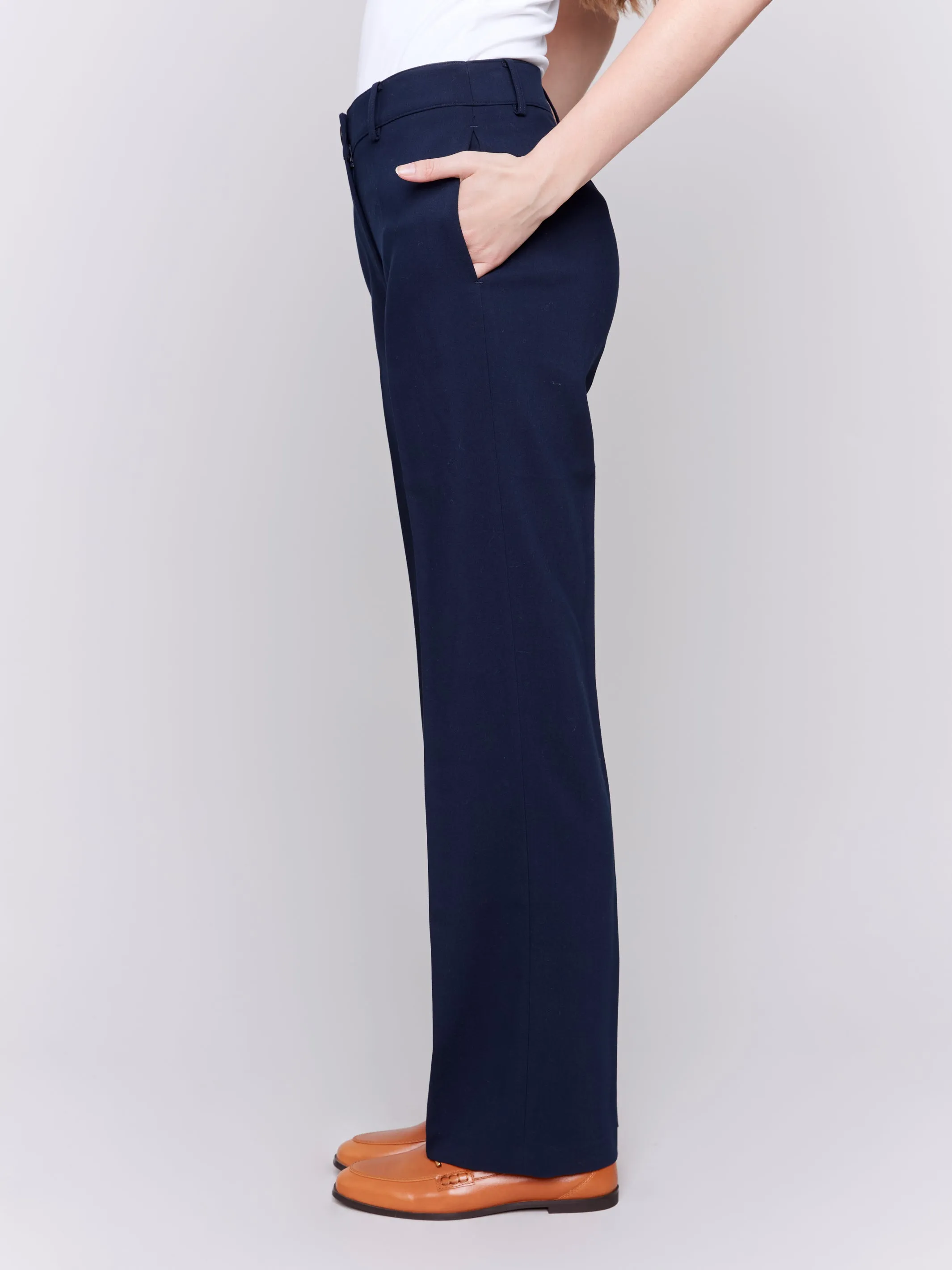 Straight leg Tropical pants