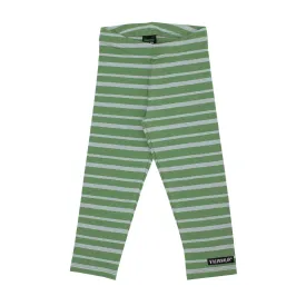 Striped Leggings - Moss/Fossil