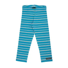 Striped Leggings - Sky/Fossil