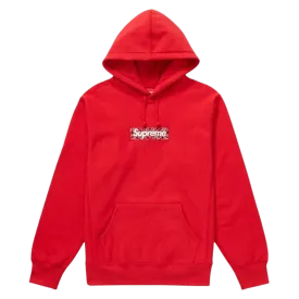 Supreme Bandana Box Logo Hooded Sweatshirt Red