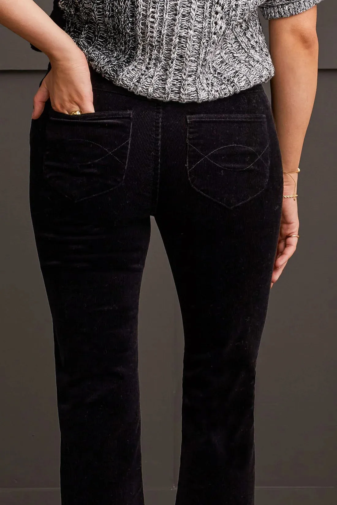 Tribal Pull On 5 Pocket Corduroy Pant
