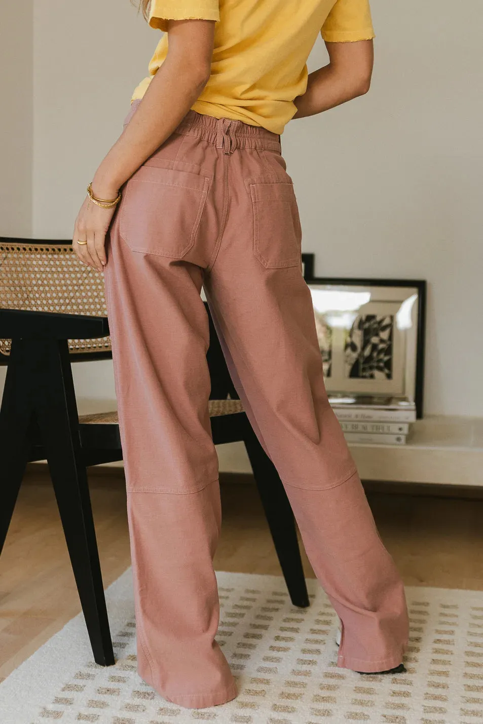 Trinity Straight Leg Pants in Lavender - FINAL SALE