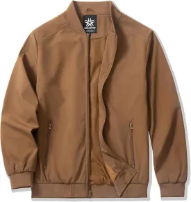 URBANFIND Men's Bomber Jackets Casual Lightweight Windbreaker Fashion Spring Fall Coats