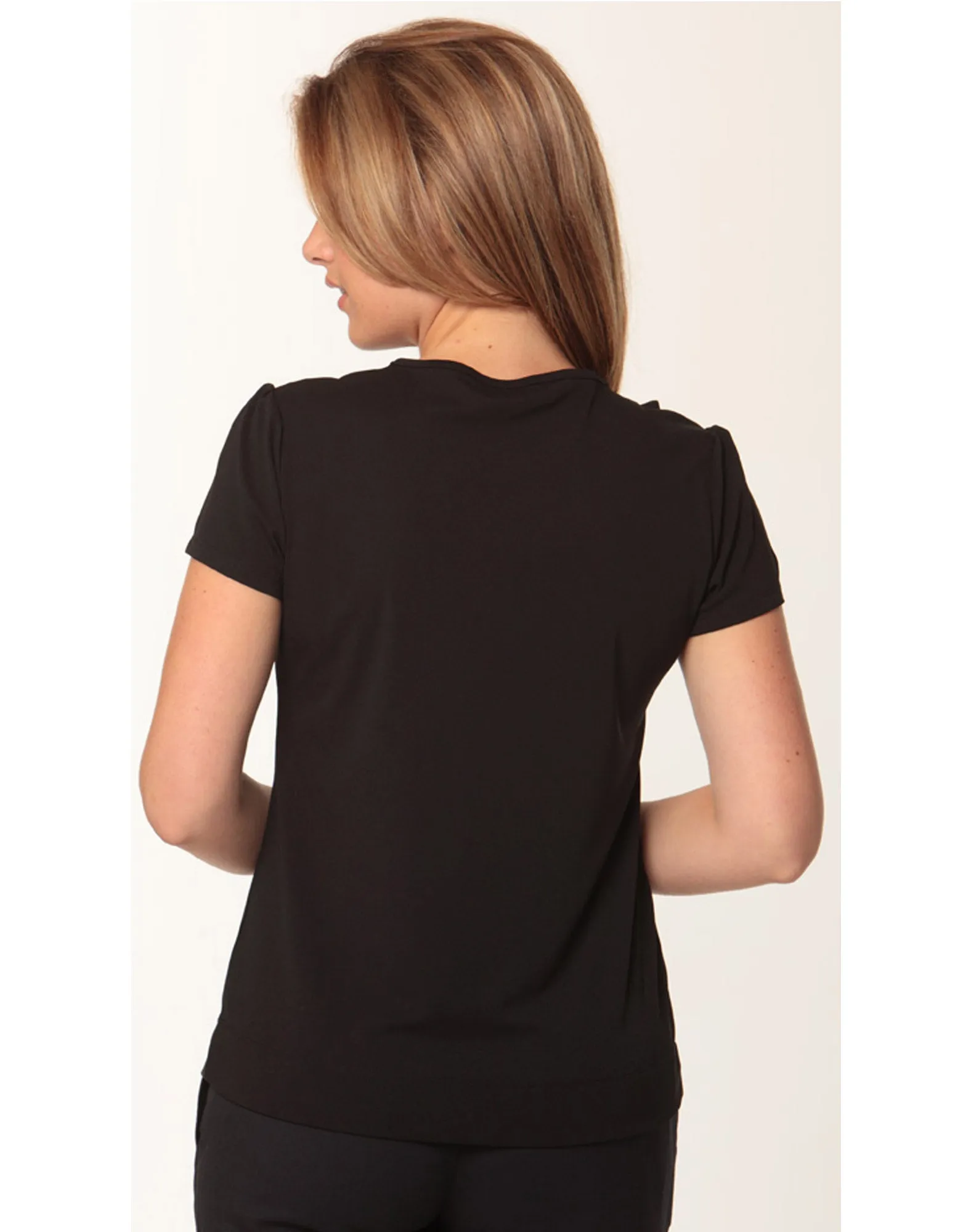 Winning Spirit Women's Ruffle Front Blouse (M8820)