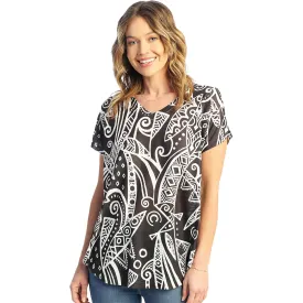 Women's Jess & Jane V-Neck Dolman Cap Sleeve Mystery